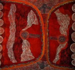 Long-Jack-Phillipus-Tjakamarra_Rainbow-and-Water-Dreaming_1972