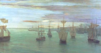Crepuscule in Flesh Colour and Green: Valparaiso 1866 James Abbott McNeill Whistler 1834-1903 Presented by W. Graham Robertson 1940 http://www.tate.org.uk/art/work/N05065
