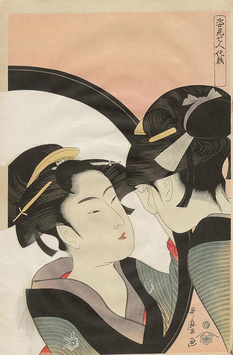 kitagawa-utamaro_bijin-at-the-mirror 