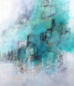 Julie-Schumer_Holding-My Own_53x45.5_mixed-media-on-canvas