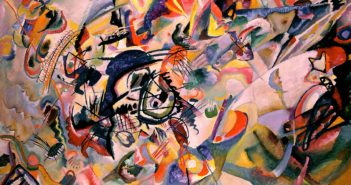 Composition VII (1913)
78.7 × 118.1 inches
oil on canvas
by Wassily Kandinsky (1866-1944)