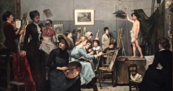 The Studio, 1881
oil on canvas
by Marie Bashkirtseff (1858-1884)