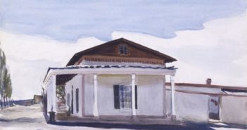 Ranch House, Santa Fe, 1925
watercolor over pencil on paper
13 7/8 x 19 7/8 inches
by Edward Hopper (1882 - 1967)