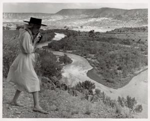 Todd Webb, Georgia O’Keeffe Photographing the Chama Valley, New Mexico, 1961