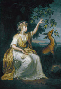 Portrait of Lady Charlotte Campbell, 1789 oil on canvas 197.2 x W 134 cm by Johann Heinrich Wilhelm Tischbein