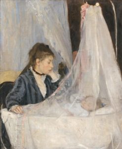 The Cradle, 1872 oil on canvas 56 x 46 cm by Berthe Morisot (1841-1895)