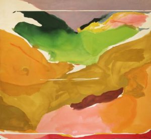 Nature Abhors a Vacuum, 1973 Acrylic on canvas 103 1/2 x 112 1/2 inches by Helen Frankenthaler (1928-2011)