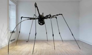 Spider, 1994 Bronze, silver nitrate and brown patina, and granite 274.3 x 457.2 x 378.5 cm by Louise Bourgeois (1911–2010)