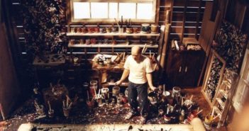 Diorama of Jackson Pollock in his studio (c. 2000-2019)
by Joe Fig