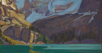 Lake O'Hara, Rockies, 1926
oil on wood-pulp board
21.5 X 26.6 cm
by J.E.H. MacDonald