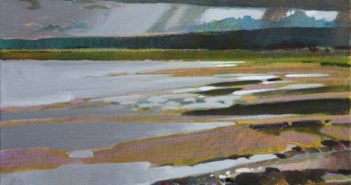 Storm Over the Serpentine, Nicomeckl Estuary, 2013
acrylic on canvas
11 x 14 inches
by Robert Genn