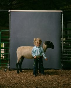 Rylee and Nelly, Clay County Fair, Minnesota, 2016, 2016 Archival pigment print 56 × 44 inches by R.J. Kern