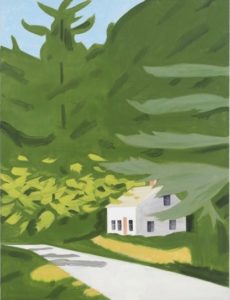 Black Brook 18, 2014 oil on linen 96 x 120 inches by Alex Katz