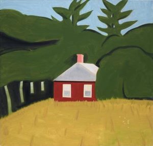 Red House 3, 2013 oil on linen 203.2 x 213.4 cm by Alex Katz (b.1927) 