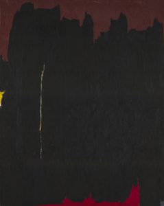 1954 - PH-1182 oil on canvas 117 7/8 x 93 7/8 inches by Clyfford Still 