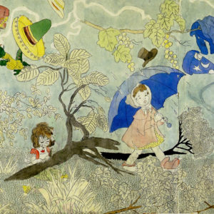 Untitled, n.d. watercolour by Henry Darver