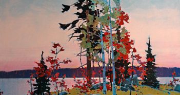 Lake of the Woods Classic, 2005
acrylic on canvas
36 x 40 inches
by  Robert Genn (1936-2014)