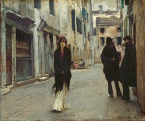 Street in Venice, c. 1882 Oil on canvas 45.1 cm × 53.9 cm by John Singer Sargent (1856 - 1925)