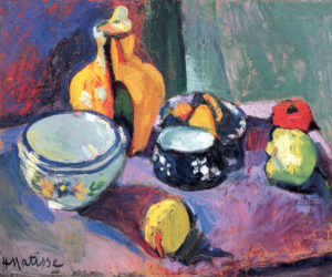 Vase with Fruit, 1901 Oil on canvas 51 x 61.5 cm by Henri Matisse