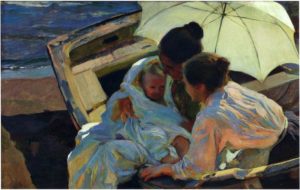 After the Bath, 1902 oil on canvas by Joaquín Sorolla