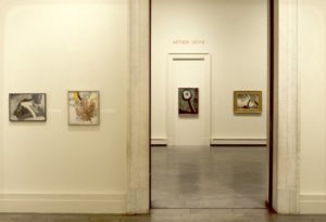 Installation view of Arthur Dove at the Albright-Knox Art Gallery, 1975. Albright-Knox Art Gallery Digital Assets Collection and Archives photo. 