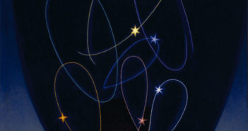 Orbits, 1934
Oil on canvas
36 1/4 by 30 inches
by Agnes Pelton (1881-1961)