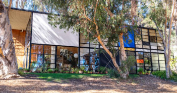 The Eames House (aka Case Study House No. 8), 1949
203 North Chautauqua Boulevard in the Pacific Palisades, Los Angeles.  
by Charles Eames (1907-178) and Ray Eames (1912-1988)