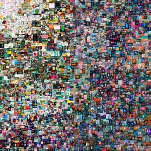 Everydays — The First 5000 Days, a collage of all the images that Beeple has been posting online each day since 2007 token ID: 40913 wallet address: 0xc6b0562605D35eE710138402B878ffe6F2E23807 smart contract address: 0x2a46f2ffd99e19a89476e2f62270e0a35bbf0756 non-fungible token (jpg) 21,069 x 21,069 pixels (319,168,313 bytes) Minted on 16 February 2021. This work is unique. by Beeple (b.1981) 