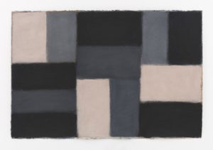 Doric M.12.2020, 2020 Pastel on paper, 40 x 60 inches by Sean Scully (b.1945) 