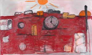 The Hill, 1971 Oil on canvas by Philip Guston