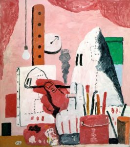 The Studio, 1969 Oil on canvas by Philip Guston