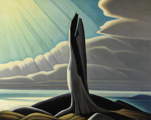 North Shore, Lake Superior, 1926 Oil on canvas 40 1/4 x 50 1/8 inches by Lawren Harris (1885-1970)