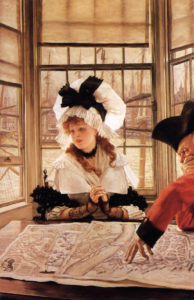 The Tedious Story, c. 1872 Oil on canvas by Jacques Joseph Tissot