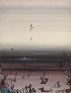 Mille Fois (A Thousand Times), 1933 Oil on canvas 635 × 510 mm by Yves Tanguy 