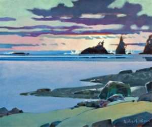 Sunset on the West Coast Trail, 1996 20 x 24 inches Acrylic on canvas by Robert Genn