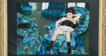 Denise Dupre's copy of Little Girl in a Blue Armchair, 1878
by Mary Cassatt (1844-1926)