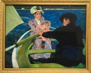 Denise Dupre's copy of The Boating Party, 1893 by Mary Cassatt (1844-1926)