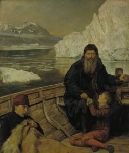 The Last Voyage of Henry Hudson, 1881 Oil on canvas 84 1/4 x 72 inches by John Collier (1850-1934)