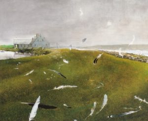 Airborne, 1996 Tempera 40 x 48 inches by Andrew Wyeth