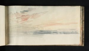 Study of Sky circa 1816-18 Watercolour on paper 125 × 247 mm by J.M.W. Turner