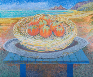 Still Life of Tomatoes, 2011 oil on canvas 46 x 55 cm by Peter Newton