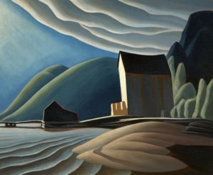 Ice House, Coldwell, Lake Superior, ca. 1923 Oil on canvas 37 1⁄16 × 44 15⁄16 inches by Lawren Harris