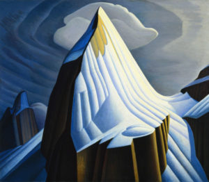 Mt. Lefroy, 1930 Oil on canvas 52.5 x 60.4 inches by Lawren Harris (1885-1970)