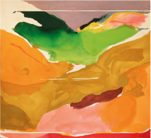 Nature Abhors a Vacuum, 1973 Acrylic on canvas 86 1/2 x 80 3/4 inches by Helen Frankenthaler (1928 - 2011) 