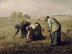 The Gelaners, 1857 Oil on canvas 32.8 x 43.3 inches by Jean-François Millet (1814–1875) 