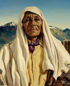 The Medicine Man, 1956 Oil on canvas by Bettina Steinke