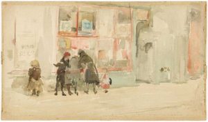 Chelsea Children (c. 1897) Watercolour by James McNeill Whistler