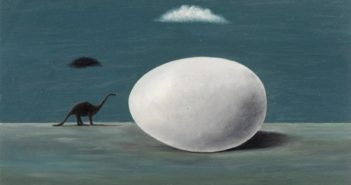 The Dinosaur, 1964, 1964
Oil on panel
7.5 x 9.5 inches
by 
Gertrude Abercrombie (1909–1977)