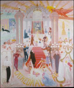 The Cathedrals of Art, 1942 Oil on canvas 60.2 x 50.2 inches by Florine Stettheimer