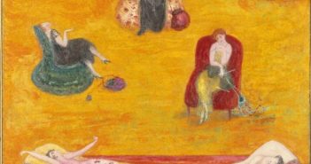 Heat, circa 1919
Oil on canvas
50 x 36.4 inches
by Florine Stettheimer